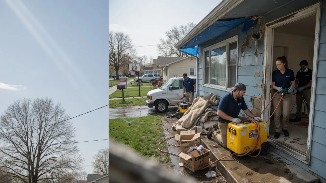 Basement Flood Cleanup in Oak Ridge, LA near me